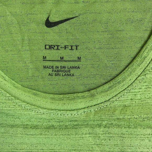 NWT Nike Dri-FIT Miler Men's Running T-Shirt Green Size Small - Picture 2 of 6